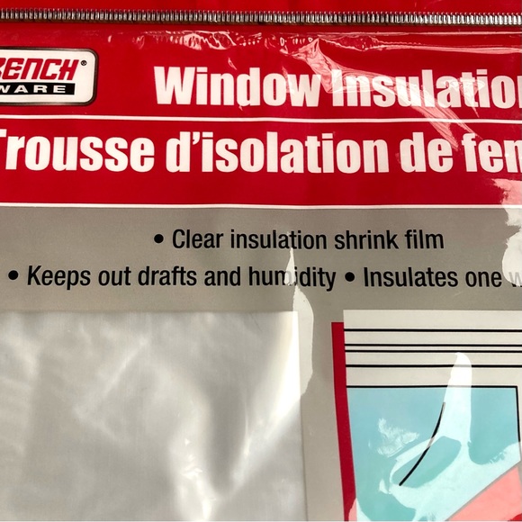 4 Window Cover Insulation Kits Clear Plastic 60 x 72 inch Shrink Films Tape - Picture 9 of 10